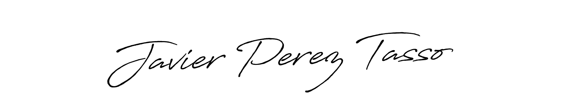 Make a beautiful signature design for name Javier Perez Tasso. With this signature (Antro_Vectra_Bolder) style, you can create a handwritten signature for free. Javier Perez Tasso signature style 7 images and pictures png