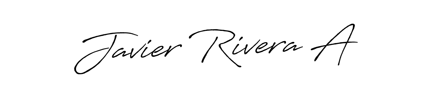 if you are searching for the best signature style for your name Javier Rivera A. so please give up your signature search. here we have designed multiple signature styles  using Antro_Vectra_Bolder. Javier Rivera A signature style 7 images and pictures png