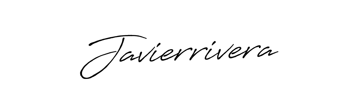 Design your own signature with our free online signature maker. With this signature software, you can create a handwritten (Antro_Vectra_Bolder) signature for name Javierrivera. Javierrivera signature style 7 images and pictures png