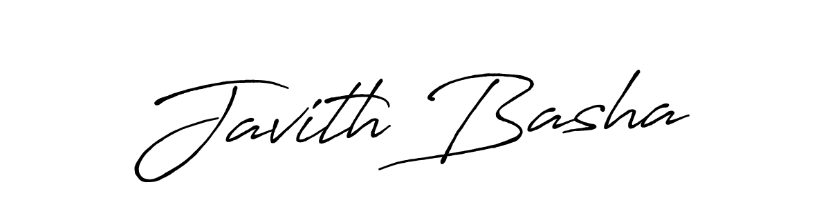 How to make Javith Basha name signature. Use Antro_Vectra_Bolder style for creating short signs online. This is the latest handwritten sign. Javith Basha signature style 7 images and pictures png