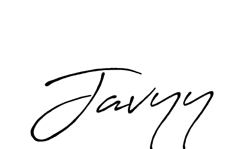 Make a beautiful signature design for name Javyy. With this signature (Antro_Vectra_Bolder) style, you can create a handwritten signature for free. Javyy signature style 7 images and pictures png