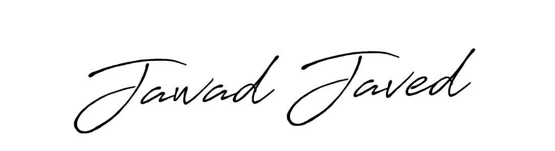 Make a beautiful signature design for name Jawad Javed. With this signature (Antro_Vectra_Bolder) style, you can create a handwritten signature for free. Jawad Javed signature style 7 images and pictures png