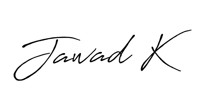 Best and Professional Signature Style for Jawad K. Antro_Vectra_Bolder Best Signature Style Collection. Jawad K signature style 7 images and pictures png