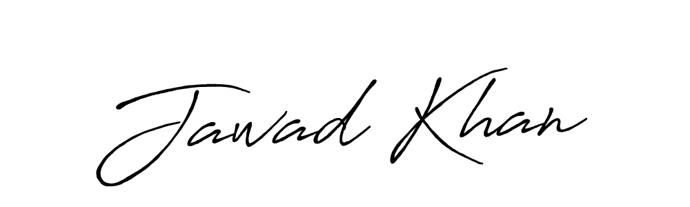 Jawad Khan stylish signature style. Best Handwritten Sign (Antro_Vectra_Bolder) for my name. Handwritten Signature Collection Ideas for my name Jawad Khan. Jawad Khan signature style 7 images and pictures png