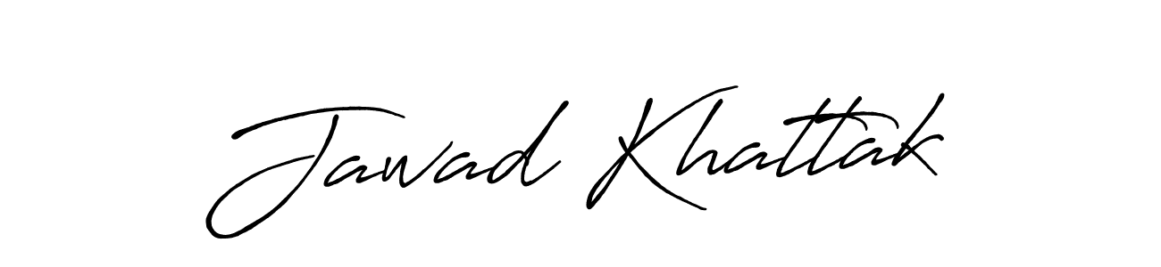 Create a beautiful signature design for name Jawad Khattak. With this signature (Antro_Vectra_Bolder) fonts, you can make a handwritten signature for free. Jawad Khattak signature style 7 images and pictures png