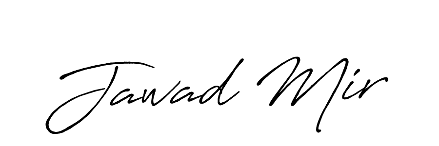 Also we have Jawad Mir name is the best signature style. Create professional handwritten signature collection using Antro_Vectra_Bolder autograph style. Jawad Mir signature style 7 images and pictures png