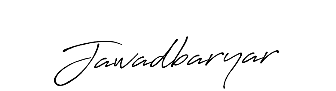 How to make Jawadbaryar signature? Antro_Vectra_Bolder is a professional autograph style. Create handwritten signature for Jawadbaryar name. Jawadbaryar signature style 7 images and pictures png