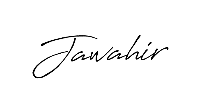 How to make Jawahir signature? Antro_Vectra_Bolder is a professional autograph style. Create handwritten signature for Jawahir name. Jawahir signature style 7 images and pictures png