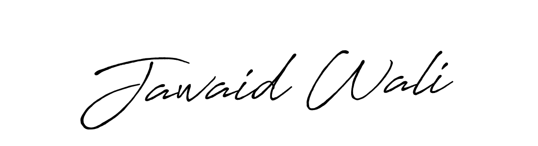 How to make Jawaid Wali signature? Antro_Vectra_Bolder is a professional autograph style. Create handwritten signature for Jawaid Wali name. Jawaid Wali signature style 7 images and pictures png