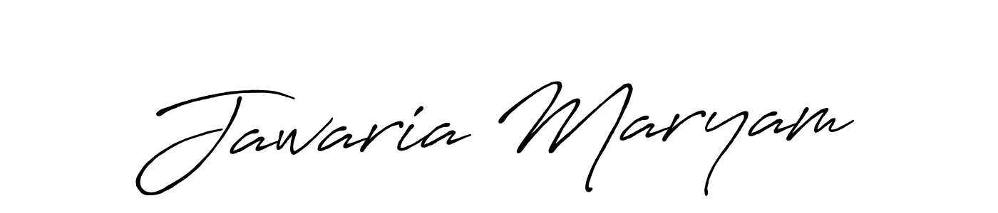 How to make Jawaria Maryam signature? Antro_Vectra_Bolder is a professional autograph style. Create handwritten signature for Jawaria Maryam name. Jawaria Maryam signature style 7 images and pictures png