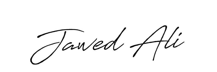 Jawed Ali stylish signature style. Best Handwritten Sign (Antro_Vectra_Bolder) for my name. Handwritten Signature Collection Ideas for my name Jawed Ali. Jawed Ali signature style 7 images and pictures png