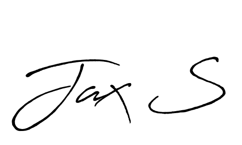 Also we have Jax S name is the best signature style. Create professional handwritten signature collection using Antro_Vectra_Bolder autograph style. Jax S signature style 7 images and pictures png