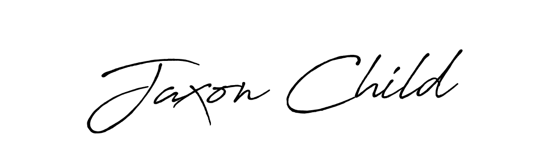 Create a beautiful signature design for name Jaxon Child. With this signature (Antro_Vectra_Bolder) fonts, you can make a handwritten signature for free. Jaxon Child signature style 7 images and pictures png