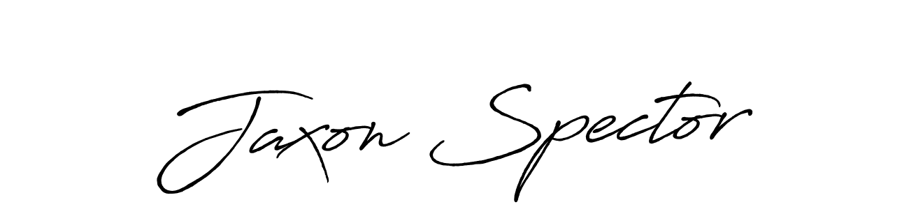 Design your own signature with our free online signature maker. With this signature software, you can create a handwritten (Antro_Vectra_Bolder) signature for name Jaxon Spector. Jaxon Spector signature style 7 images and pictures png