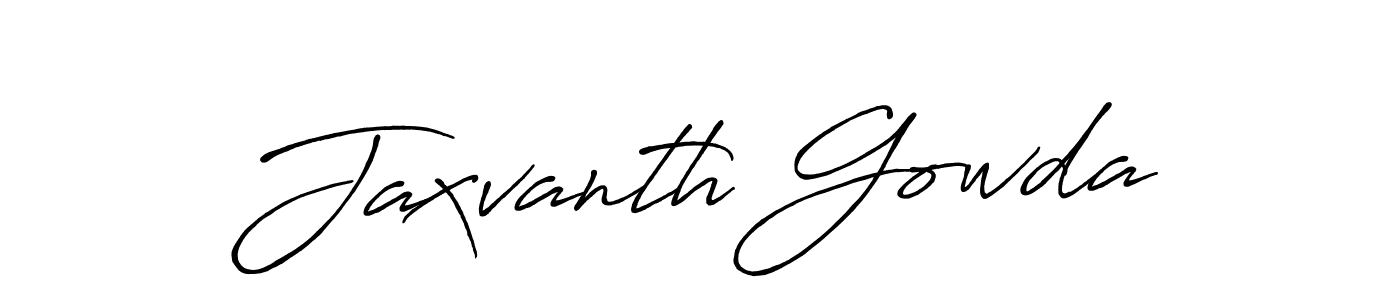 Design your own signature with our free online signature maker. With this signature software, you can create a handwritten (Antro_Vectra_Bolder) signature for name Jaxvanth Gowda. Jaxvanth Gowda signature style 7 images and pictures png