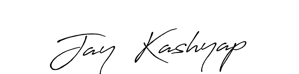 The best way (Antro_Vectra_Bolder) to make a short signature is to pick only two or three words in your name. The name Jay  Kashyap include a total of six letters. For converting this name. Jay  Kashyap signature style 7 images and pictures png