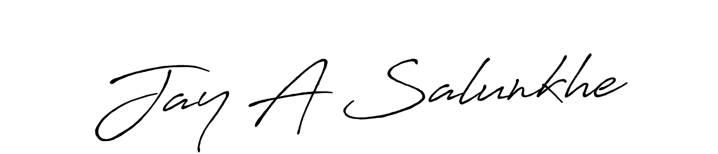 Similarly Antro_Vectra_Bolder is the best handwritten signature design. Signature creator online .You can use it as an online autograph creator for name Jay A Salunkhe. Jay A Salunkhe signature style 7 images and pictures png