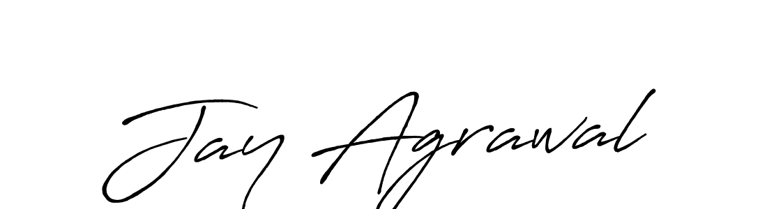 Use a signature maker to create a handwritten signature online. With this signature software, you can design (Antro_Vectra_Bolder) your own signature for name Jay Agrawal. Jay Agrawal signature style 7 images and pictures png