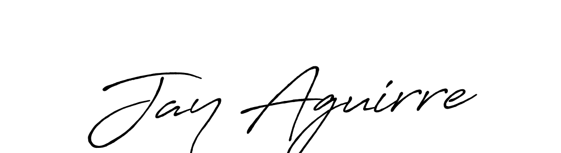 Also we have Jay Aguirre name is the best signature style. Create professional handwritten signature collection using Antro_Vectra_Bolder autograph style. Jay Aguirre signature style 7 images and pictures png