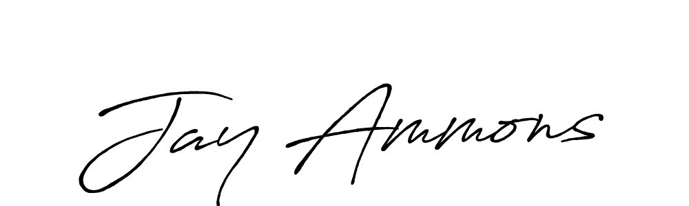 You should practise on your own different ways (Antro_Vectra_Bolder) to write your name (Jay Ammons) in signature. don't let someone else do it for you. Jay Ammons signature style 7 images and pictures png