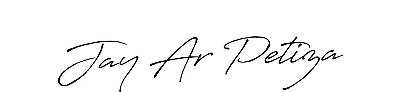 It looks lik you need a new signature style for name Jay Ar Petiza. Design unique handwritten (Antro_Vectra_Bolder) signature with our free signature maker in just a few clicks. Jay Ar Petiza signature style 7 images and pictures png