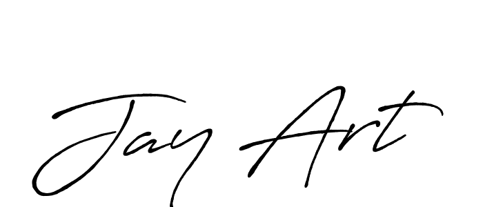 Create a beautiful signature design for name Jay Art. With this signature (Antro_Vectra_Bolder) fonts, you can make a handwritten signature for free. Jay Art signature style 7 images and pictures png