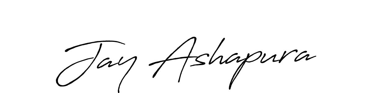 Also we have Jay Ashapura name is the best signature style. Create professional handwritten signature collection using Antro_Vectra_Bolder autograph style. Jay Ashapura signature style 7 images and pictures png