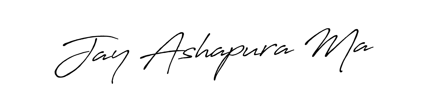 Also You can easily find your signature by using the search form. We will create Jay Ashapura Ma name handwritten signature images for you free of cost using Antro_Vectra_Bolder sign style. Jay Ashapura Ma signature style 7 images and pictures png