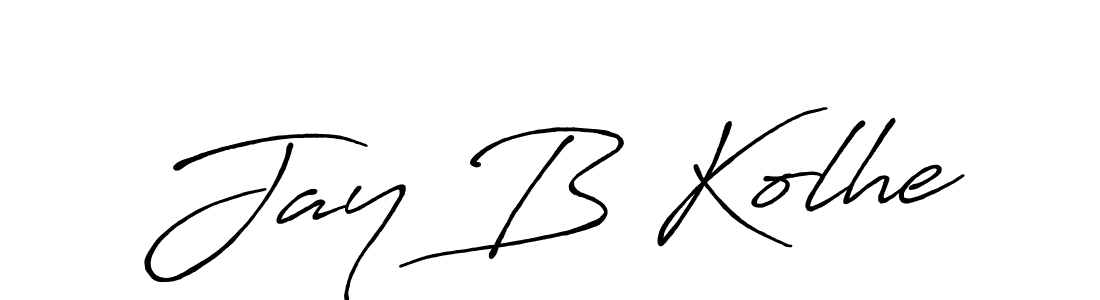 Make a beautiful signature design for name Jay B Kolhe. Use this online signature maker to create a handwritten signature for free. Jay B Kolhe signature style 7 images and pictures png