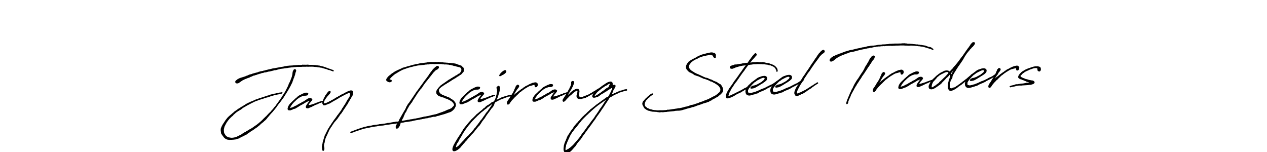 Similarly Antro_Vectra_Bolder is the best handwritten signature design. Signature creator online .You can use it as an online autograph creator for name Jay Bajrang Steel Traders. Jay Bajrang Steel Traders signature style 7 images and pictures png