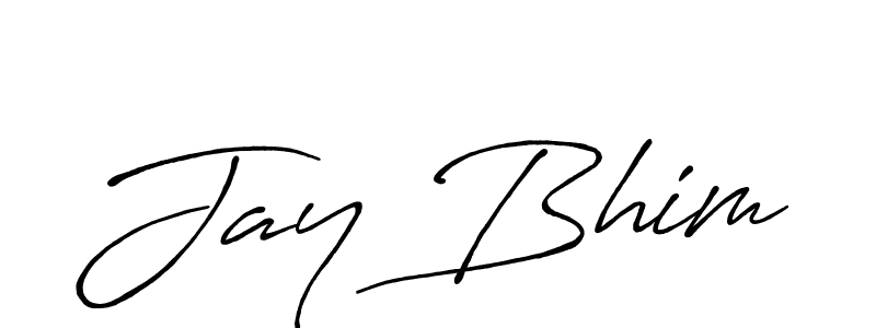 Once you've used our free online signature maker to create your best signature Antro_Vectra_Bolder style, it's time to enjoy all of the benefits that Jay Bhim name signing documents. Jay Bhim signature style 7 images and pictures png