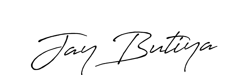 if you are searching for the best signature style for your name Jay Butiya. so please give up your signature search. here we have designed multiple signature styles  using Antro_Vectra_Bolder. Jay Butiya signature style 7 images and pictures png