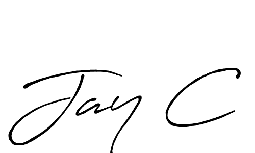 Design your own signature with our free online signature maker. With this signature software, you can create a handwritten (Antro_Vectra_Bolder) signature for name Jay C. Jay C signature style 7 images and pictures png