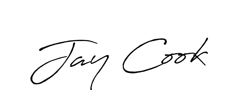 Jay Cook stylish signature style. Best Handwritten Sign (Antro_Vectra_Bolder) for my name. Handwritten Signature Collection Ideas for my name Jay Cook. Jay Cook signature style 7 images and pictures png