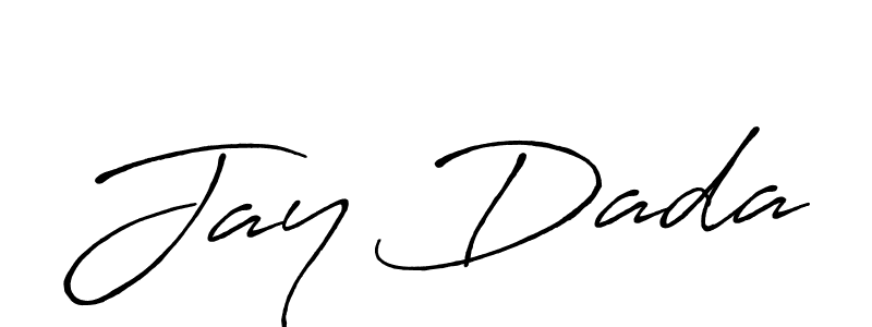 Design your own signature with our free online signature maker. With this signature software, you can create a handwritten (Antro_Vectra_Bolder) signature for name Jay Dada. Jay Dada signature style 7 images and pictures png