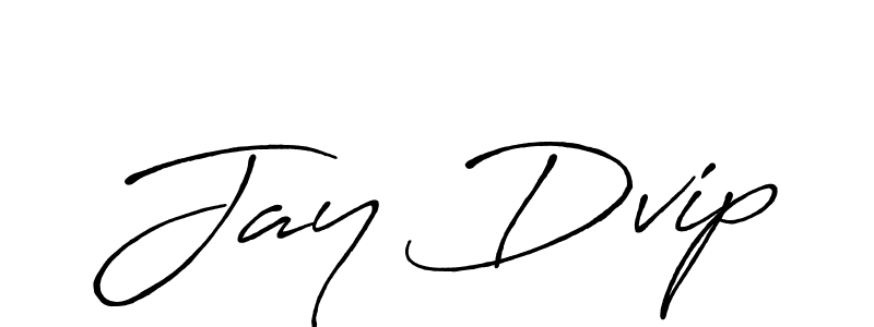 Create a beautiful signature design for name Jay Dvip. With this signature (Antro_Vectra_Bolder) fonts, you can make a handwritten signature for free. Jay Dvip signature style 7 images and pictures png