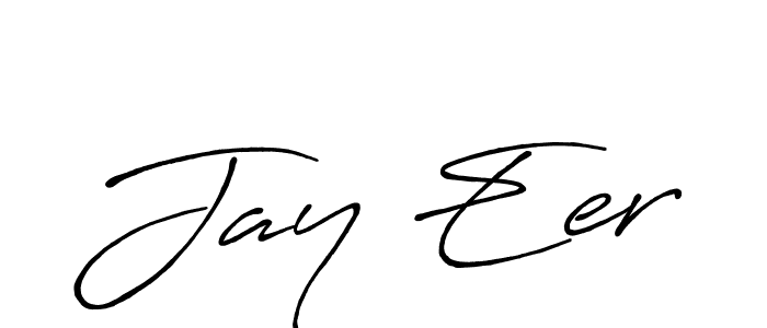 You should practise on your own different ways (Antro_Vectra_Bolder) to write your name (Jay Eer) in signature. don't let someone else do it for you. Jay Eer signature style 7 images and pictures png