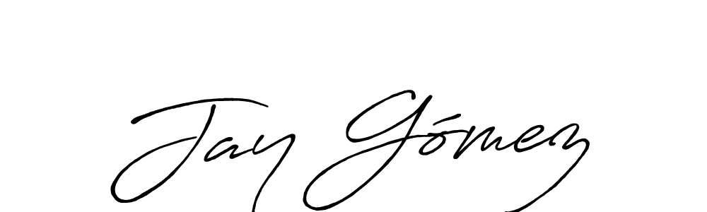 Also You can easily find your signature by using the search form. We will create Jay Gómez name handwritten signature images for you free of cost using Antro_Vectra_Bolder sign style. Jay Gómez signature style 7 images and pictures png