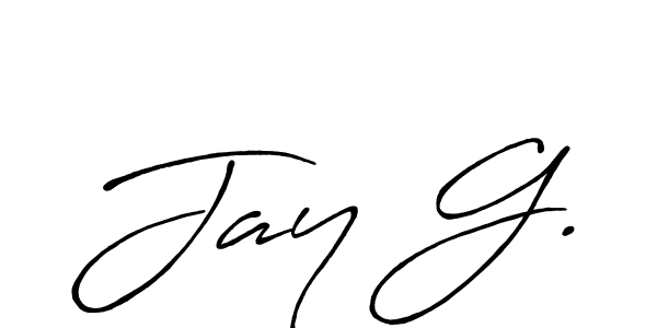 Create a beautiful signature design for name Jay G.. With this signature (Antro_Vectra_Bolder) fonts, you can make a handwritten signature for free. Jay G. signature style 7 images and pictures png