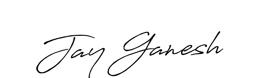 Antro_Vectra_Bolder is a professional signature style that is perfect for those who want to add a touch of class to their signature. It is also a great choice for those who want to make their signature more unique. Get Jay Ganesh name to fancy signature for free. Jay Ganesh signature style 7 images and pictures png