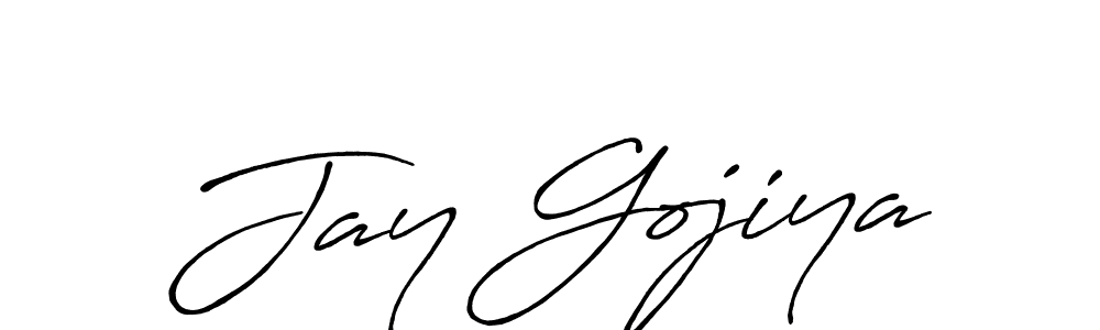 This is the best signature style for the Jay Gojiya name. Also you like these signature font (Antro_Vectra_Bolder). Mix name signature. Jay Gojiya signature style 7 images and pictures png