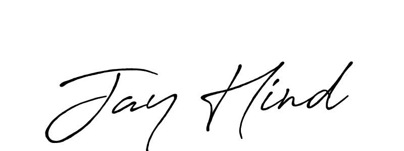 Also You can easily find your signature by using the search form. We will create Jay Hind name handwritten signature images for you free of cost using Antro_Vectra_Bolder sign style. Jay Hind signature style 7 images and pictures png