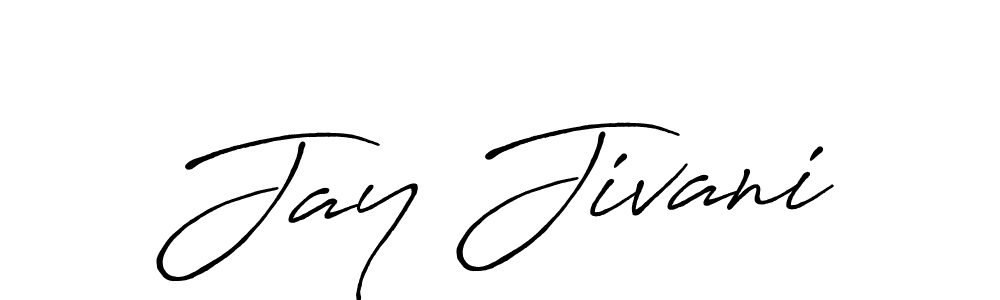 Also You can easily find your signature by using the search form. We will create Jay Jivani name handwritten signature images for you free of cost using Antro_Vectra_Bolder sign style. Jay Jivani signature style 7 images and pictures png