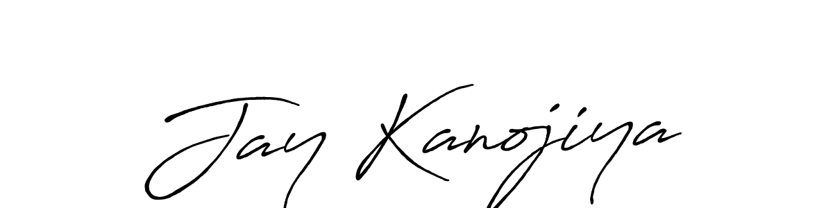 Once you've used our free online signature maker to create your best signature Antro_Vectra_Bolder style, it's time to enjoy all of the benefits that Jay Kanojiya name signing documents. Jay Kanojiya signature style 7 images and pictures png