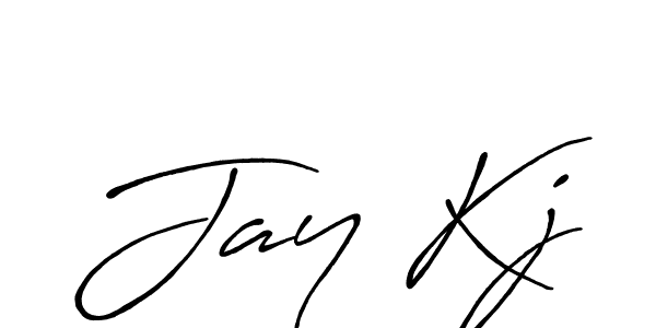 Use a signature maker to create a handwritten signature online. With this signature software, you can design (Antro_Vectra_Bolder) your own signature for name Jay Kj. Jay Kj signature style 7 images and pictures png