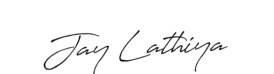 Also You can easily find your signature by using the search form. We will create Jay Lathiya name handwritten signature images for you free of cost using Antro_Vectra_Bolder sign style. Jay Lathiya signature style 7 images and pictures png