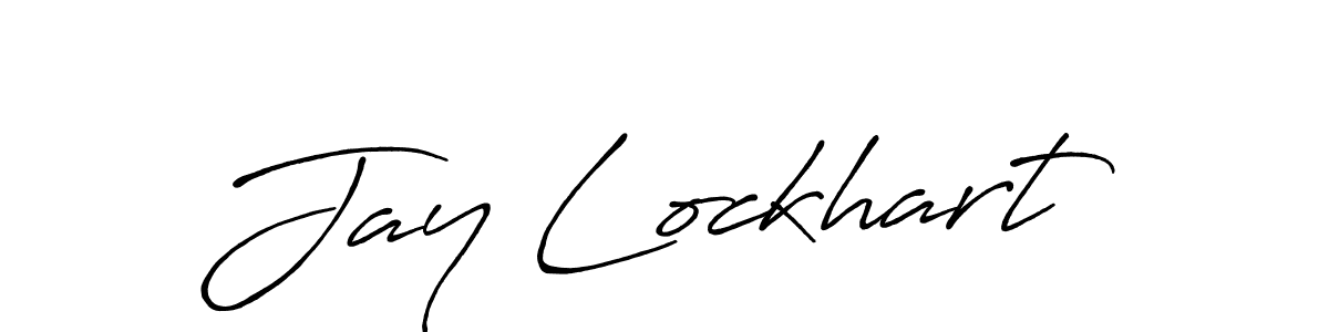 Design your own signature with our free online signature maker. With this signature software, you can create a handwritten (Antro_Vectra_Bolder) signature for name Jay Lockhart. Jay Lockhart signature style 7 images and pictures png