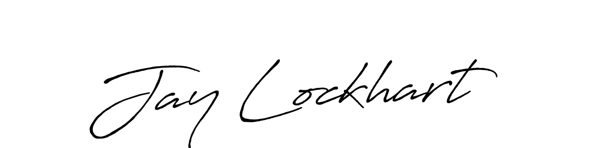 Make a beautiful signature design for name Jay Lockhart. With this signature (Antro_Vectra_Bolder) style, you can create a handwritten signature for free. Jay Lockhart signature style 7 images and pictures png