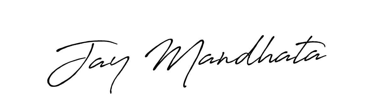 Make a beautiful signature design for name Jay Mandhata. Use this online signature maker to create a handwritten signature for free. Jay Mandhata signature style 7 images and pictures png