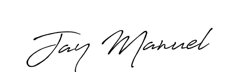 Antro_Vectra_Bolder is a professional signature style that is perfect for those who want to add a touch of class to their signature. It is also a great choice for those who want to make their signature more unique. Get Jay Manuel name to fancy signature for free. Jay Manuel signature style 7 images and pictures png